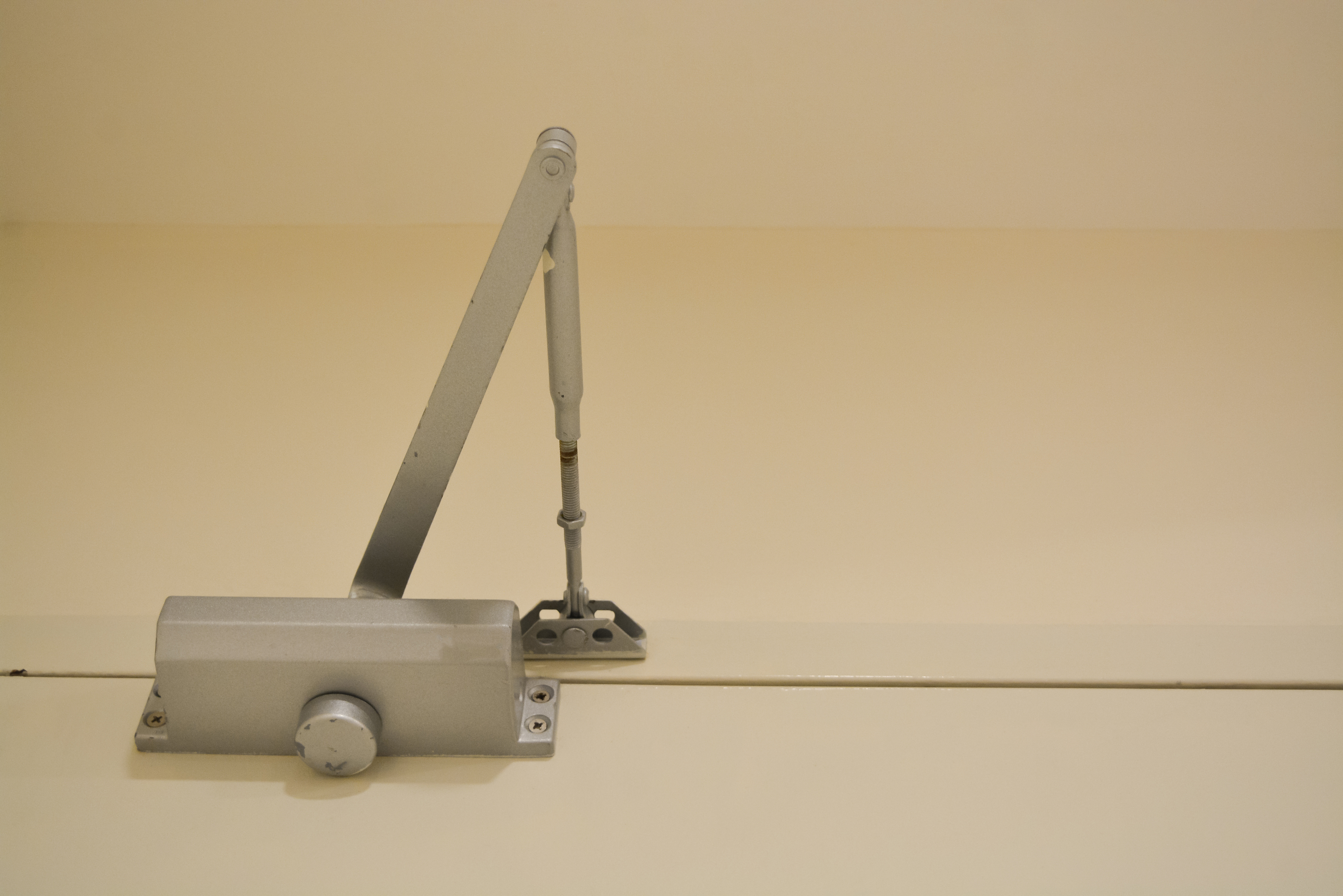 chrome overhead door closer